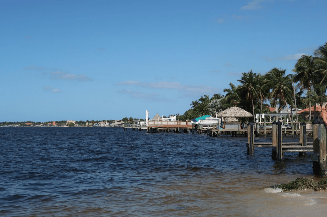 Coastal view of Cape Coral, Florida